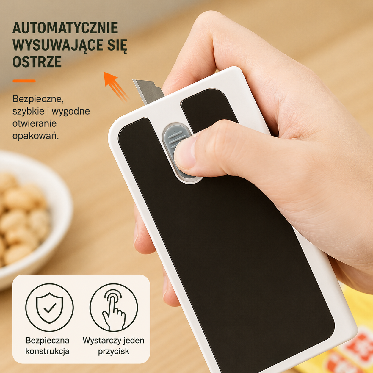 Nevoor™ FreshLock Mini – Akumulatorowa Zgrzewarka do Torebek 2w1 z Wyświetlaczem LED